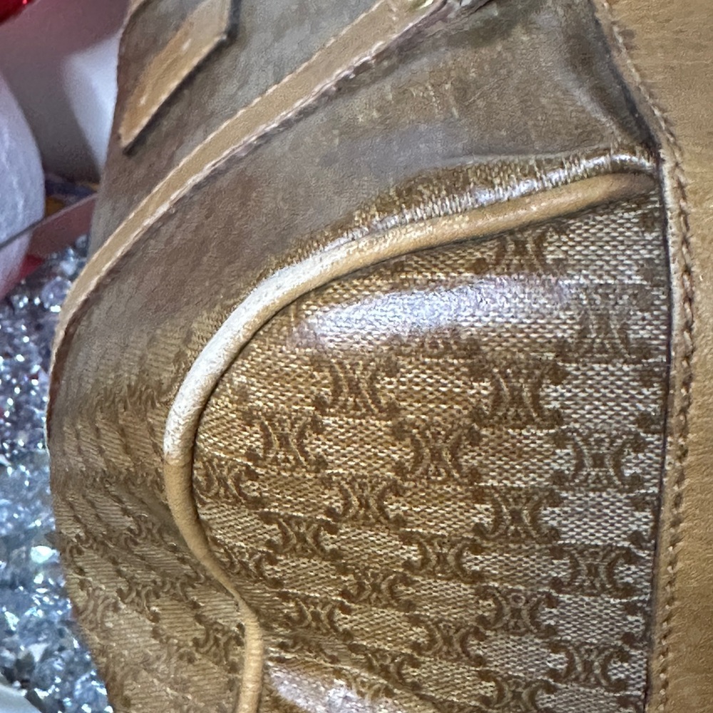 Vintage Celine Macadam Boston Bag. - Picture 4 of 16